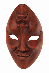 Image showing Greek wooden mask