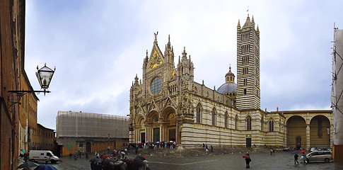 Image showing The Cathedral of Siena Italy