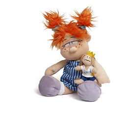 Image showing red head funny doll