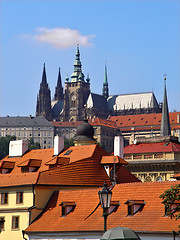 Image showing Prague roofs