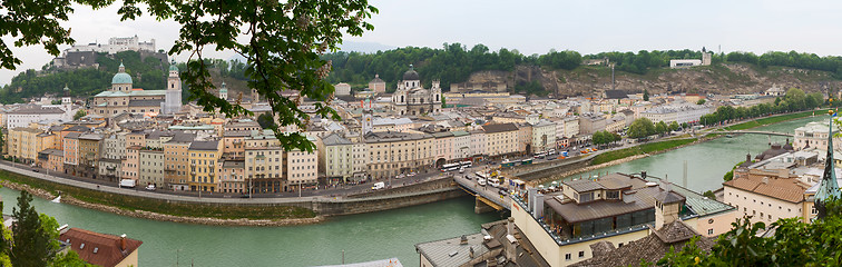 Image showing Panoramic View of Salzburg, Austria