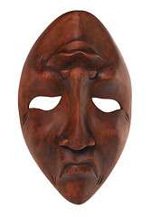 Image showing Greek wooden mask