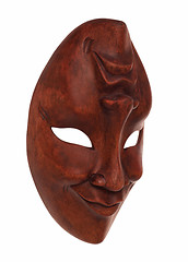Image showing Greek wooden mask