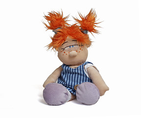 Image showing red head funny doll