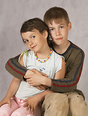 Image showing Brother's hugs