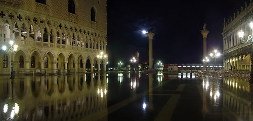 Image showing High water in Venice