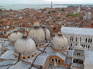 Image showing Top view of Venice roof.