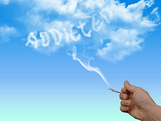 Image showing Cigarette Smoke Cloud