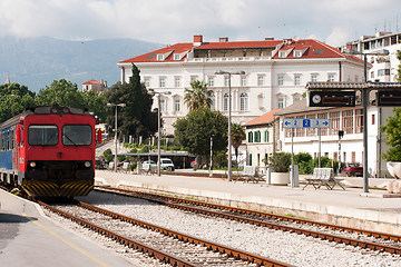 Image showing Split train station