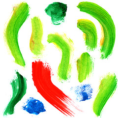 Image showing Brush strokes