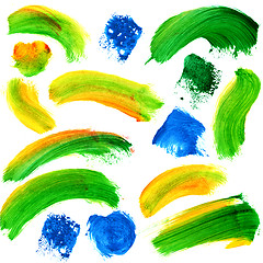 Image showing Brush strokes