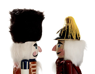 Image showing two nutcrackers in profile