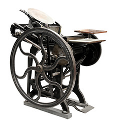 Image showing antique letterpress