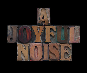 Image showing a joyful noise