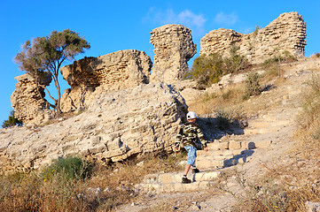 Image showing Remains of ancient walls