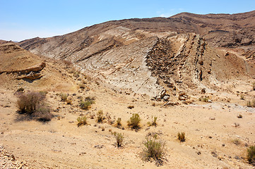 Image showing Makhtesh Ramon, Negev desert