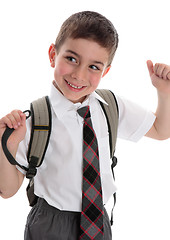 Image showing Happy school child