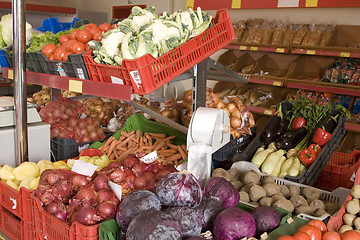 Image showing vegetable market