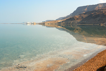 Image showing Dawn on the Dead Sea