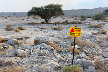 Image showing Danger Mines!