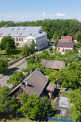 Image showing The roofs of the provincial town