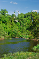 Image showing Outskirts of the provincial town