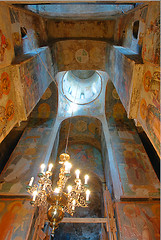 Image showing Interior details of The Holy Transfiguration Church of the Savio