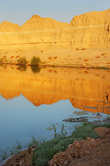 Image showing Reservoir in the Arava desert