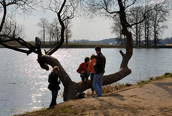 Image showing Outdoor pond