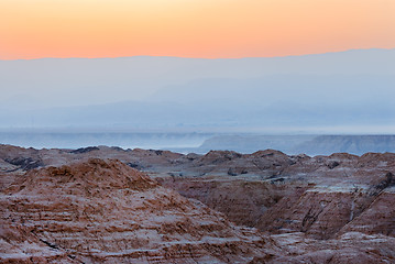 Image showing Desert before dawn