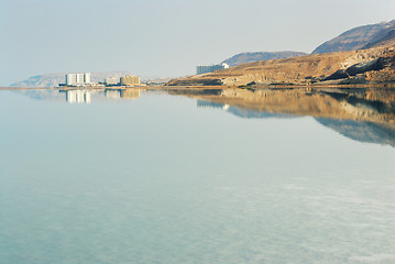 Image showing Dawn on the Dead Sea