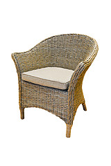 Image showing Rattan chair