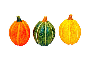 Image showing Three gourds