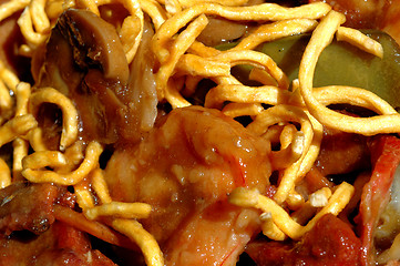 Image showing chinese food noodles