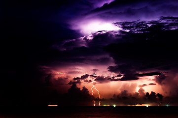 Image showing Lighting Storm