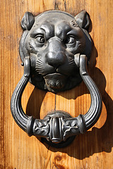 Image showing Decorative door knocker