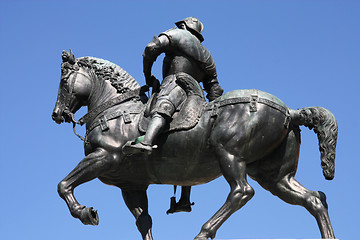 Image showing Knight statue in Venice