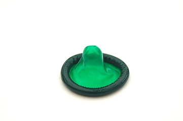 Image showing Green Condom