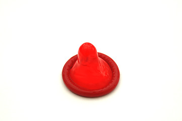 Image showing Red Condom