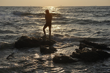 Image showing Fisherman and the Sea 