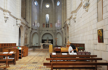 Image showing Interior of the church in the monastery Latrun