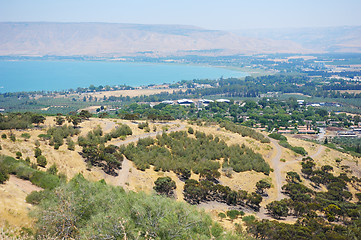 Image showing South shore of Lake Kinneret