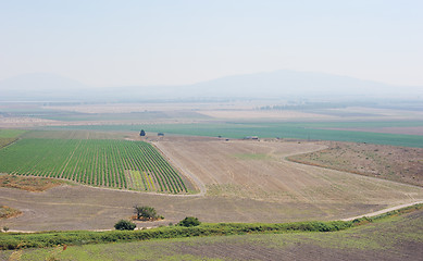 Image showing View the Carmel Valley (Israel)