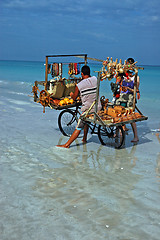 Image showing Beach Vendor