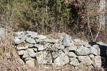 Image showing Stone wall