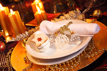 Image showing Luxury place setting