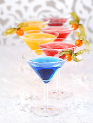 Image showing Cocktails