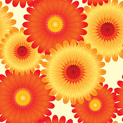 Image showing Abstract flowers background.