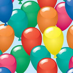 Image showing Abstract balloons background.