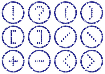 Image showing Matrix symbols icon set.